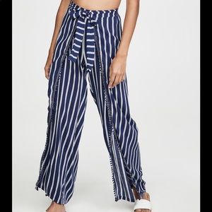 Double slit striped pant BNWT